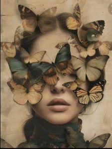 وجه الفراشة