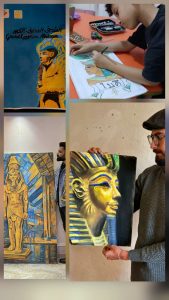 قنصول من الفنانين أحفاد الفراعنة في لقاء خاص مع مجلة الرجوة الأدبية