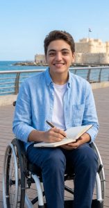 ابن محافظة البحيرة في حوار صحفي خاص مع مجلة الرجوة الأدبية