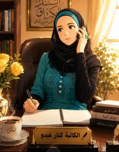 الكاتبة كنار عبدو في حوار صحفي خاص مع مجلة الرجوة الأدبية
