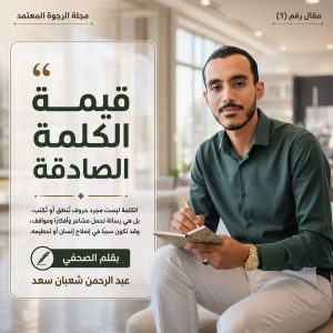قيمة الكلمة الصادقة