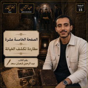 رواية: نبض القدر     نصف الحقيقة الآخر     الصفحة الخامسة عشرة