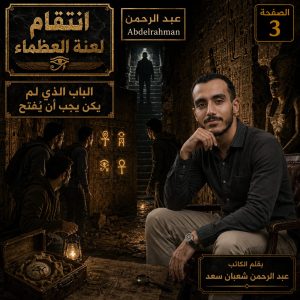 رواية انتقام لعنة العظماء     الباب الذي لم يكن يجب أن يُفتح     الصفحة الثالثة