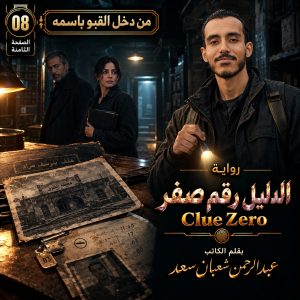 رواية الدليل رقم صفر  Clue Zero     الصفحة الثامنة     الأثر الذي بقي في اليد