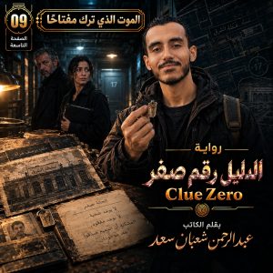 رواية الدليل رقم صفر  Clue Zero     الصفحة التاسعة     الموت الذي ترك مفتاحًا